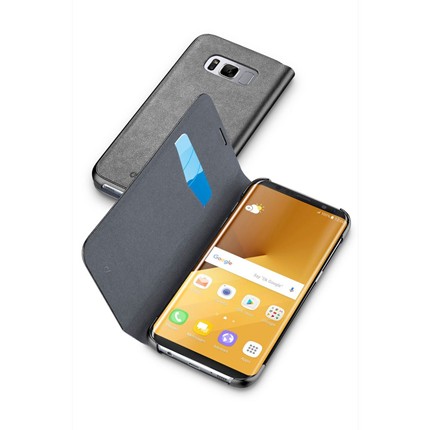 Afbeelding vergroten Cellular Line Bookcase Essential Zwart voor Samsung Galaxy S8+