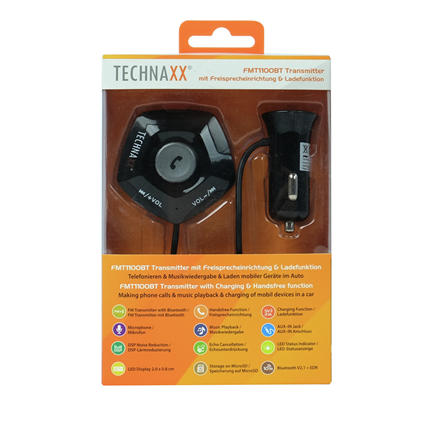 Afbeelding vergroten Technaxx Transmitter FMT1100BT