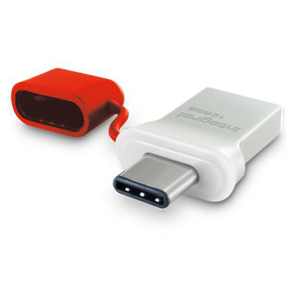 Afbeelding vergroten Integral USB Stick USB-C en USB 3.0 128Gb