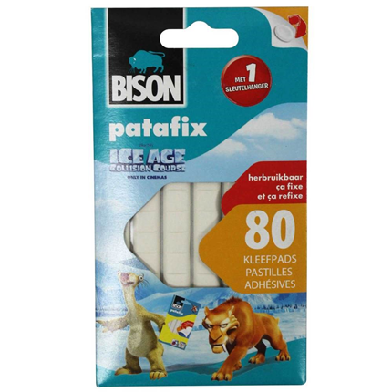 Afbeelding vergroten Bison Patafix Kleefpads Ice Age 80 Stuks