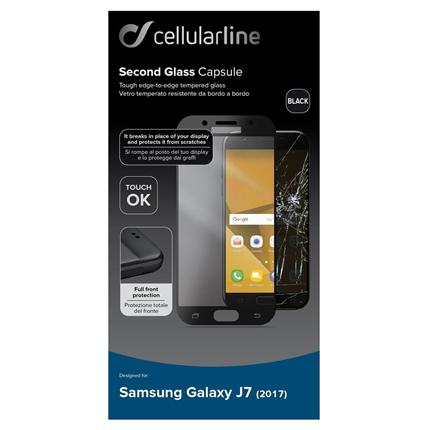 Afbeelding vergroten Cellular Line Beeldschermbeveiliging voor Samsung Galaxy J7-2017