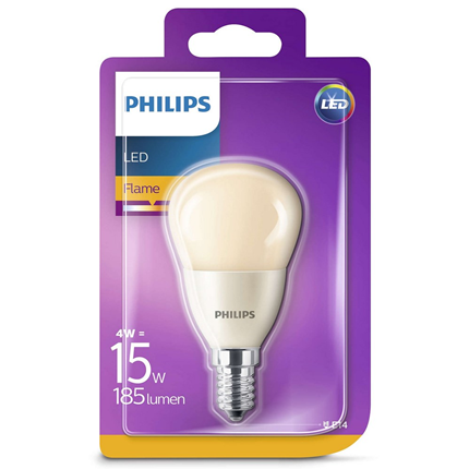 Afbeelding vergroten Philips LED Lamp E14 4W Flame