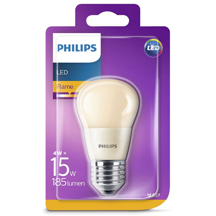 Afbeelding vergroten Philips LED Lamp E27 4W Flame