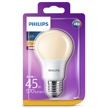 Afbeelding vergroten Philips LED Lamp E27 8,5W Flame