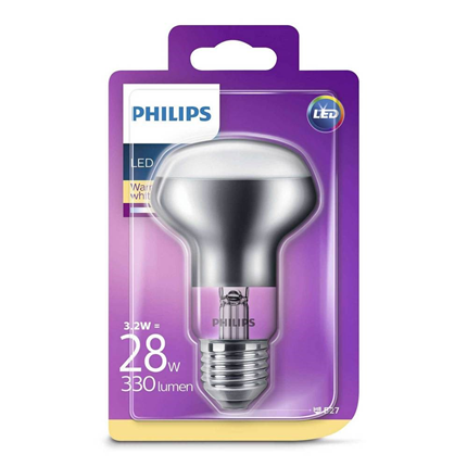 Afbeelding vergroten Philips LED Lamp E27 3,2W