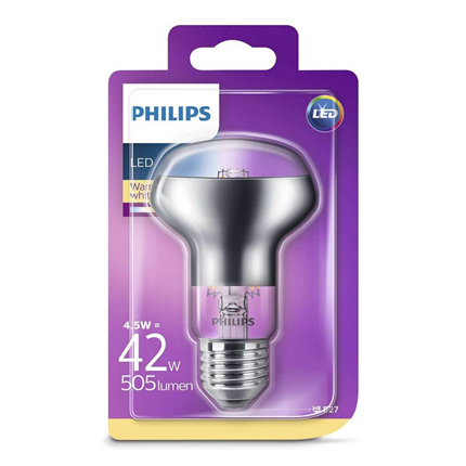 Afbeelding vergroten Philips LED Lamp E27 4,5W