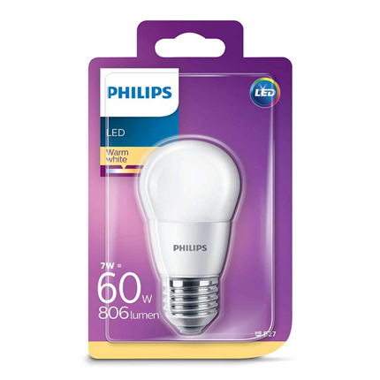 Afbeelding vergroten Philips LED Lamp E27 7W Mat
