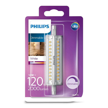 Afbeelding vergroten Philips LED Lamp R7s 14W Dimbaar