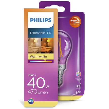 Afbeelding vergroten Philips LED Lamp E14 5W Dimbaar