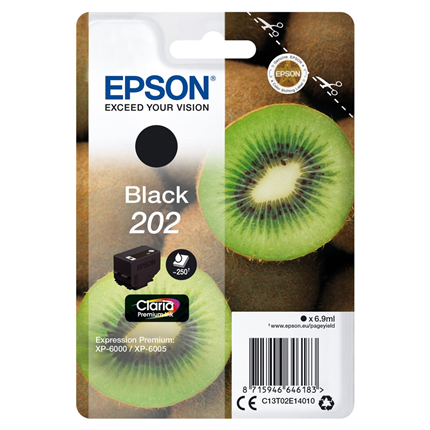 Afbeelding vergroten Epson Cartridge 202 Zwart