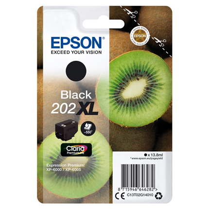 Afbeelding vergroten Epson Cartridge 202XL Zwart