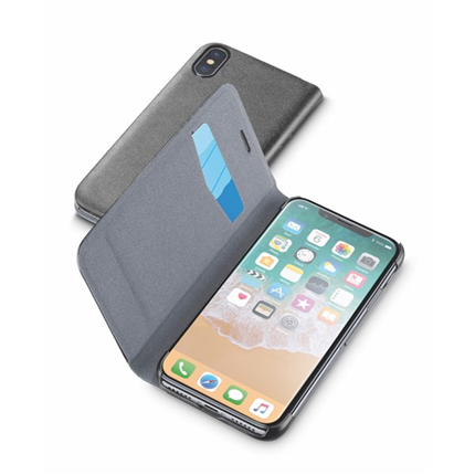 Afbeelding vergroten Cellular Line Bookcase Essential Zwart voor Apple iPhone X