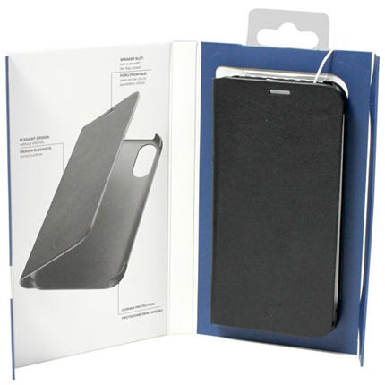 Afbeelding vergroten Cellular Line Bookcase Essential Zwart voor Apple iPhone X