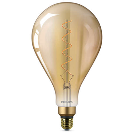 Afbeelding vergroten Philips XXL LED Lamp Flame Helder E27 5Watt 300Lm A165
