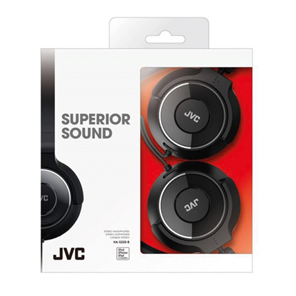 Afbeelding vergroten JVC Hoofdtelefoon HA-S220 Zwart
