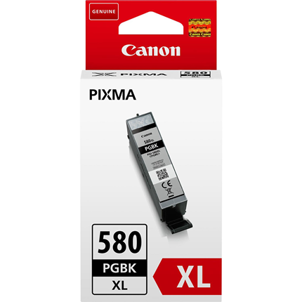 Afbeelding vergroten Canon Cartridge PGI-580PGBK XL Foto Zwart