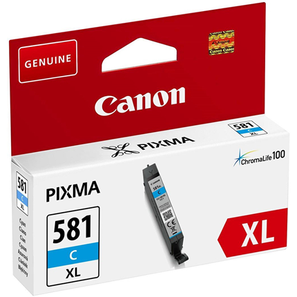 Afbeelding vergroten Canon Cartridge CLI-581 C XL Cyan