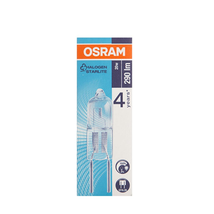 Afbeelding vergroten Osram halogeenlamp GY6,35 20W halostar 5740 Warm wit