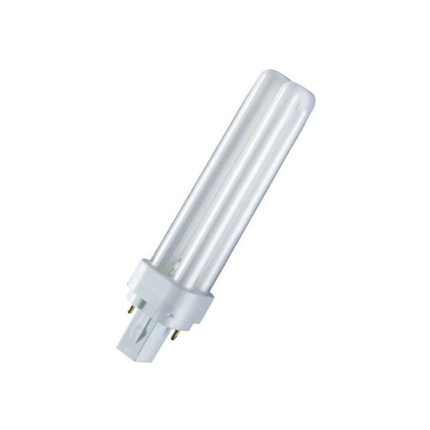 Afbeelding vergroten Osram spaarlamp G24 13W dulux D 830 3000K (warm white)