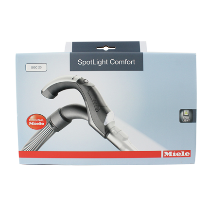 Afbeelding vergroten Miele Handgreep 35mm Ergonomisch handgreep + spotlight