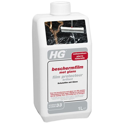 Afbeelding vergroten HG Natuursteen beschermfilm met glans (HG product 33)