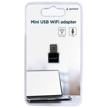 Afbeelding vergroten Gembird WNP-UA-005 WiFi ontvanger USB 2.0