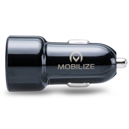 Afbeelding vergroten Mobilize Smart Charging Autolader 1 x USB-A 1 x USB-C