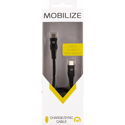 Afbeelding vergroten USB-C (M) - USB-C (M) Laad + Datakabel 2 Meter