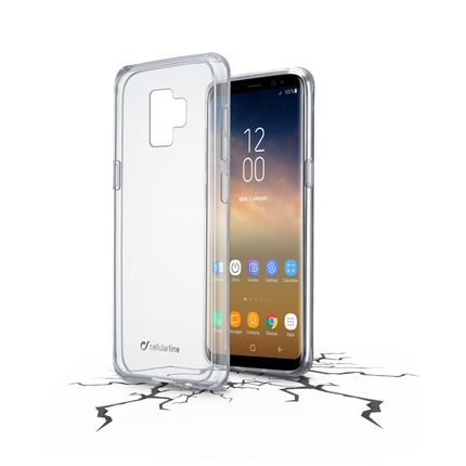 Afbeelding vergroten Samsung Galaxy S9+ Cellular Line Backcover Transparant