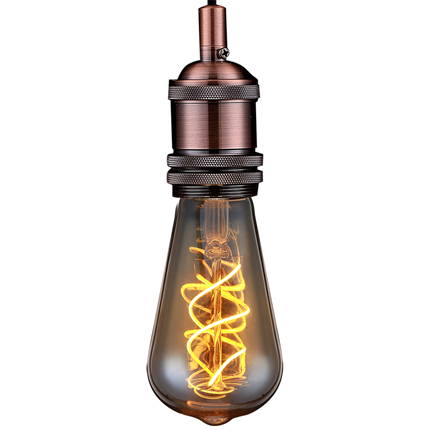 Afbeelding vergroten Led's Light Vintage Pendelsnoer E27 100W Koper 1,5 Meter