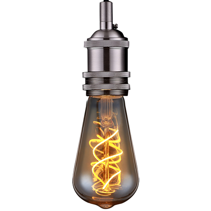 Afbeelding vergroten Led's Light Vintage Pendelsnoer E27 100W Staal 1,5 Meter