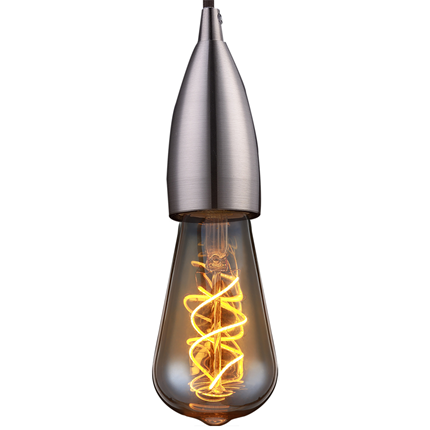 Afbeelding vergroten Led's Light Pendelsnoer Klassiek E27 100W Staal 1,5 Meter