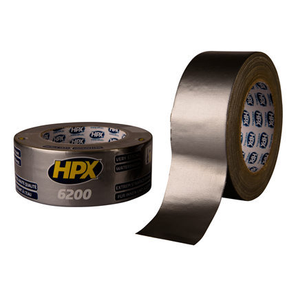 Afbeelding vergroten HPX Pantsertape 50mm Zilver 25m