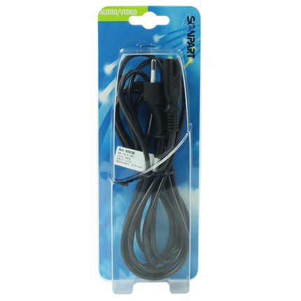 Afbeelding vergroten Scanpart cassetterecordersnoer 3.0m zwart
