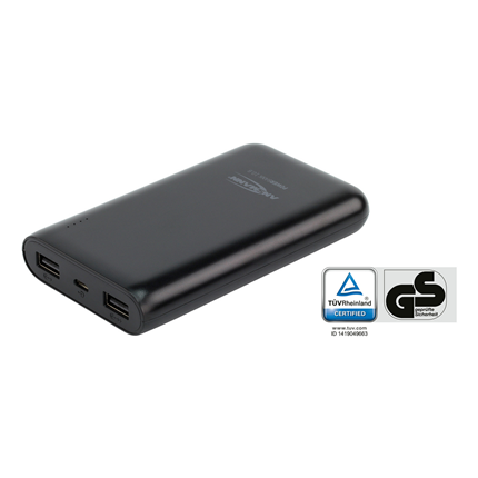 Afbeelding vergroten Ansmann Powerbank 10.8 10.800mAh 2-poorts
