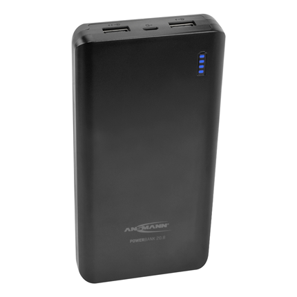 Afbeelding vergroten Ansmann Powerbank 20.8 20.000mAh 2-poorts