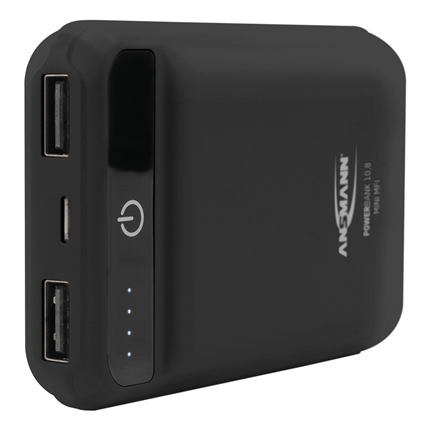 Afbeelding vergroten Ansmann Powerbank 10.8 mini 10.000mAh 2-poorts