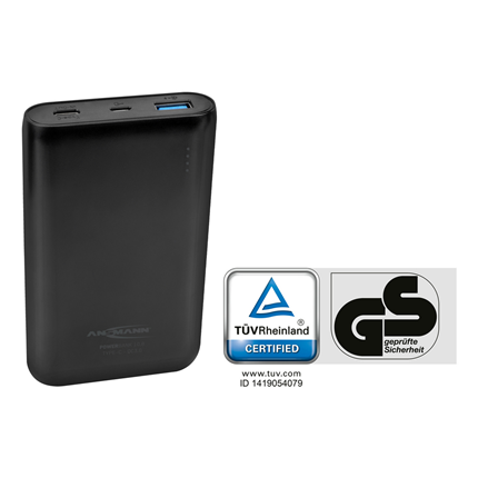 Afbeelding vergroten Ansmann Powerbank 10.8 10.000mAh 2-poorts met USB-C en quick-charge