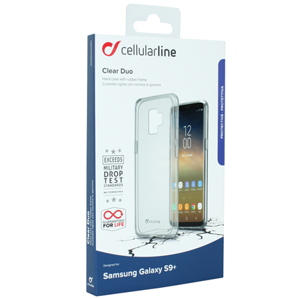 Afbeelding vergroten Samsung Galaxy S9+ Cellular Line Backcover Transparant