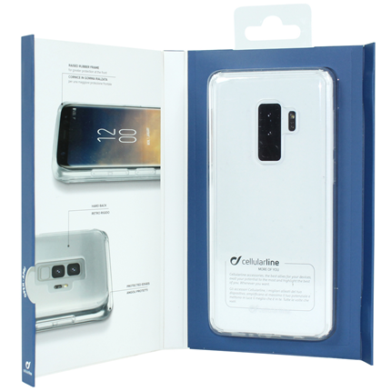 Afbeelding vergroten Samsung Galaxy S9+ Cellular Line Backcover Transparant