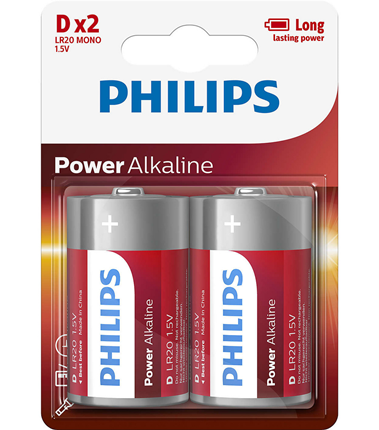 Afbeelding vergroten Philips Power Alkaline D