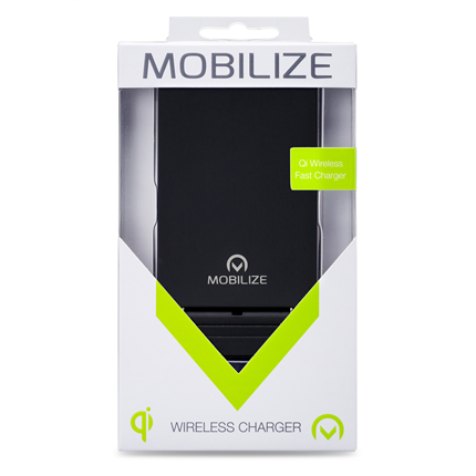 Afbeelding vergroten Mobilize Qi draadloze snellader 10W 1,5A MOB-QI-003