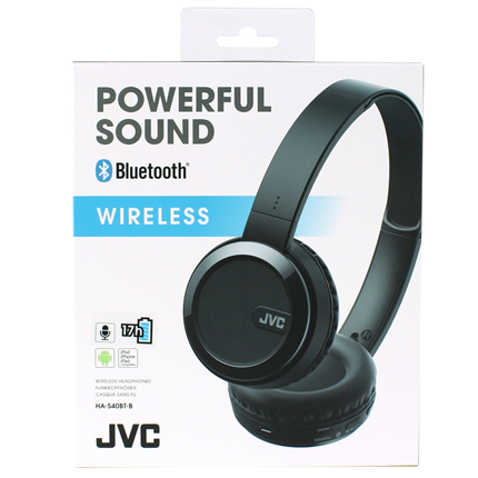 Afbeelding vergroten JVC Draadloze Hoofdtelefoon HA-S40BT Zwart
