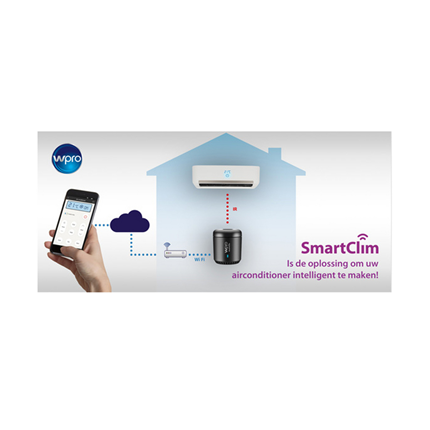 Afbeelding vergroten WPRO SmartClim Smart 2 Universele WiFi Afstandsbediening Airconditioning