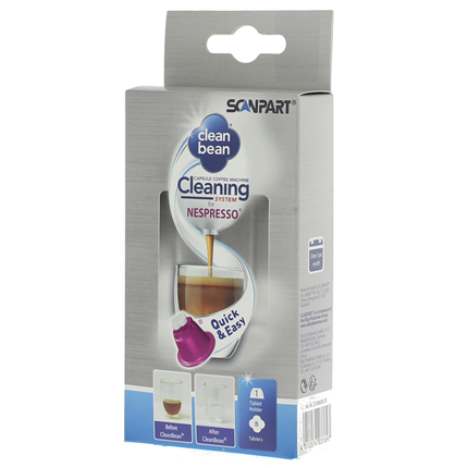 Afbeelding vergroten Scanpart CleanBean reinigingsset Nespresso