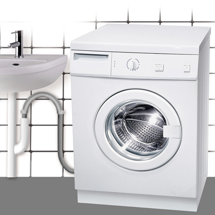 Afbeelding vergroten Scanpart Afvoerslang voor (vaat)wasmachine 2,5m