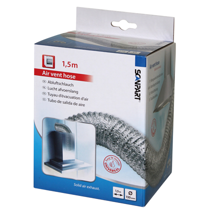 Afbeelding vergroten Scanpart Luchtafvoerslangset Aluminium