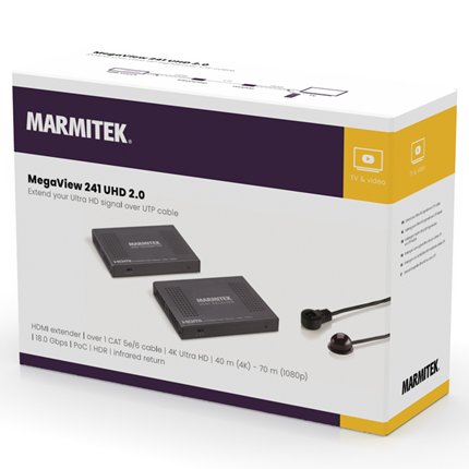 Afbeelding vergroten Marmitek 241 UHD 2.0 HDMI verlenger