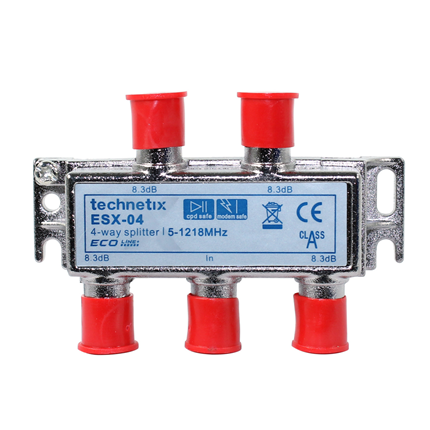 Afbeelding vergroten Technetix 4-weg Schroefverdeler ESX-04