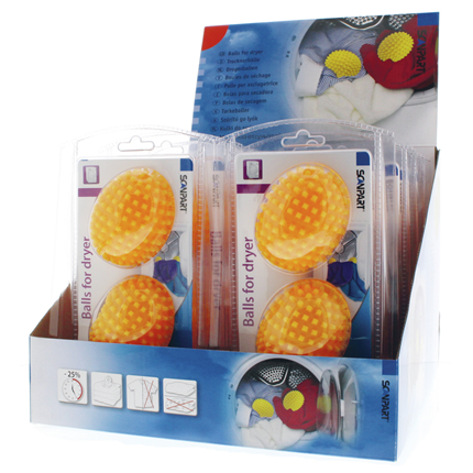 Afbeelding vergroten Scanpart Wasdrogerbal soft 2 stuks
